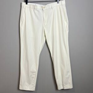 Lauren Ralph Lauren Pants Mens 36 X 30 Chinos Cream Ivory Cotton Blend Classy